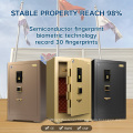 patented double rows lock bolts fingerprint lock safes